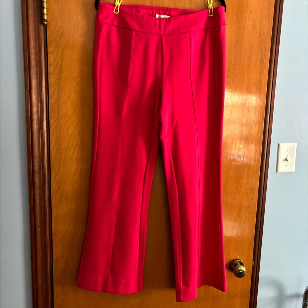 Spartina 449 Brooke Pull-On Ponte Hot Pink Trousers New Without Tags XXL